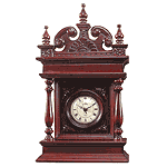 Handcarved Wooden Clock