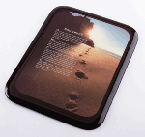 Footprints Wall Wood Plaque