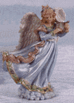 Alabastrite Angel With Harp
