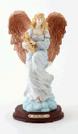 Alabastrite Angel Playing Harp