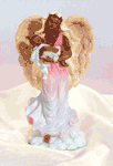 Alabastrite Guardian Angel With Baby