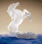 Frosted Sculpture - Horse