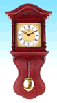 Wood Wall Clock With Chime
