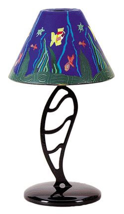 Fimo Aquarium Candle Lamp