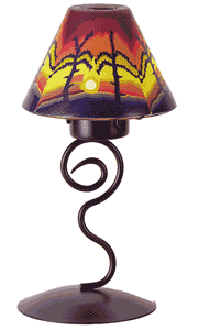 Fimo Southwest Candle Lamp