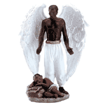 Alabastrite Male Black Guardian Angel