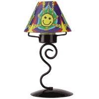 Fimo Happy Face Candle Lamp