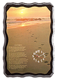Footprints Quartz Wall Clock