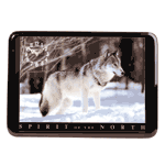 Timber Wolf Clock