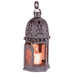 Small Moroccan Style Candle Lantern