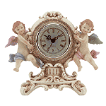 Victorian Clock with Cherubs
