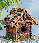 Log Cabin Birdhouse