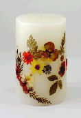 Footprints In The Sand Candle