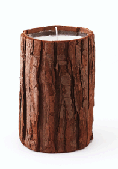 Wood Bark Candle