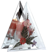 Translucent Triangle Candle