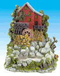 Country Miller's Cottage Fountain