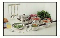 Chefs Secret 15pc Stainless Steel Cookware